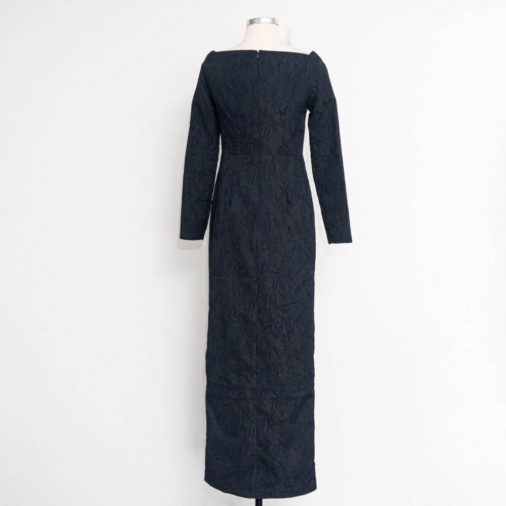 Kay Unger - New! Jude‎ Jacquard Column Gown. - Picture 6 of 12